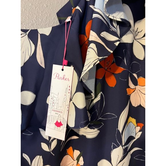 Anthropologie Parker Dress Moon Dance One Shoulder L Large NWT $348 - Picture 10 of 12